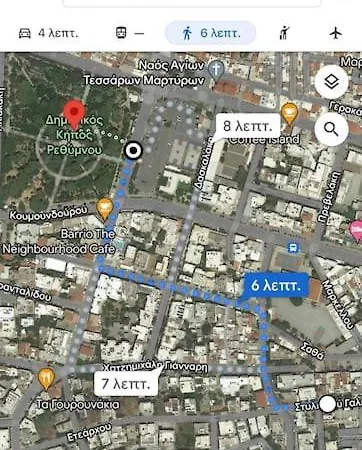 Apartment Georgia Centre Flat - 10 Min From The Rethymno (Crete)
